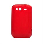 HTC Wildfire S silikonskydd (röd)